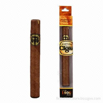 Disposable Electronic Cigarette with Cigar Soft Suction Nozzle